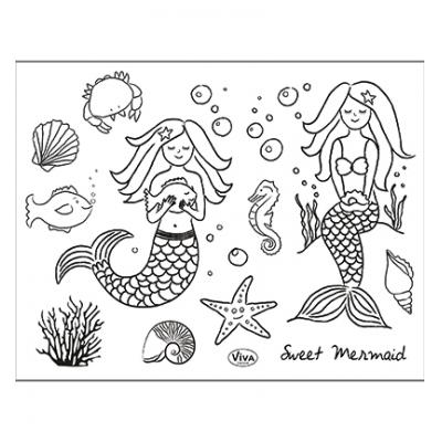 Viva Decor Clear Stamps - Süße Meerjungfrau